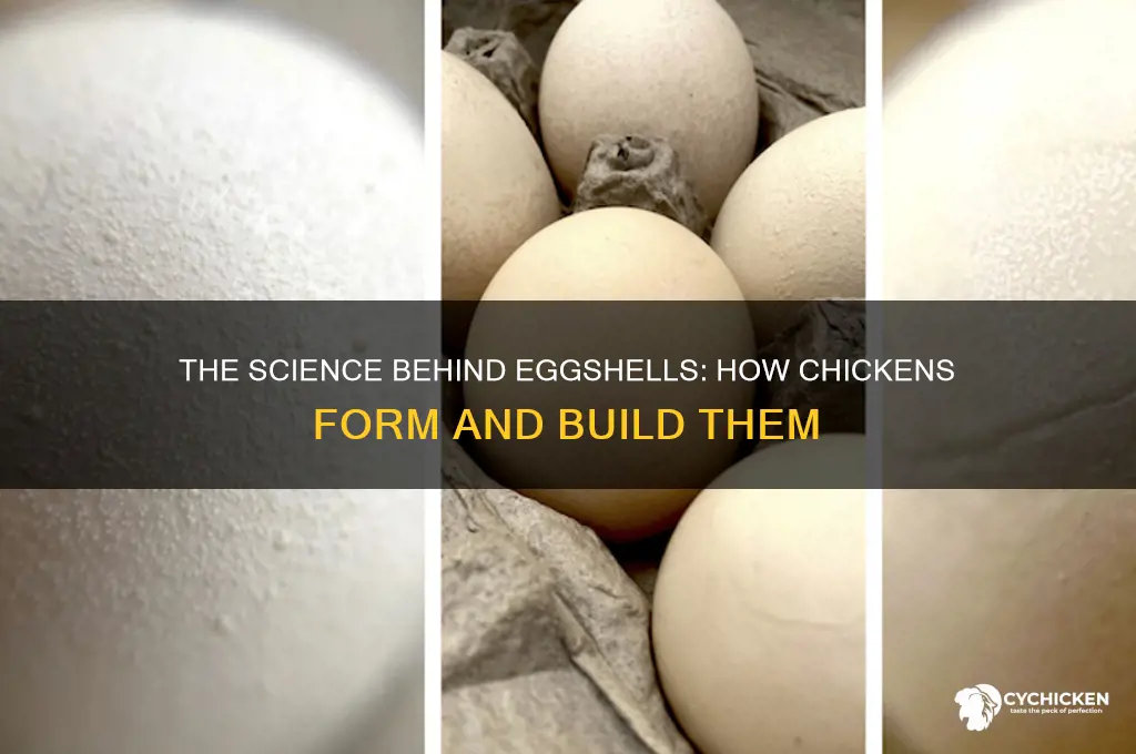 how does a chicken create an eggshell