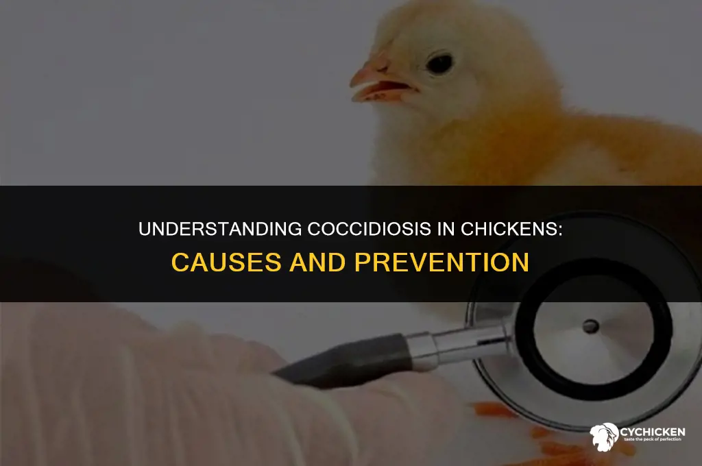 how does a chicken get coccidiosis