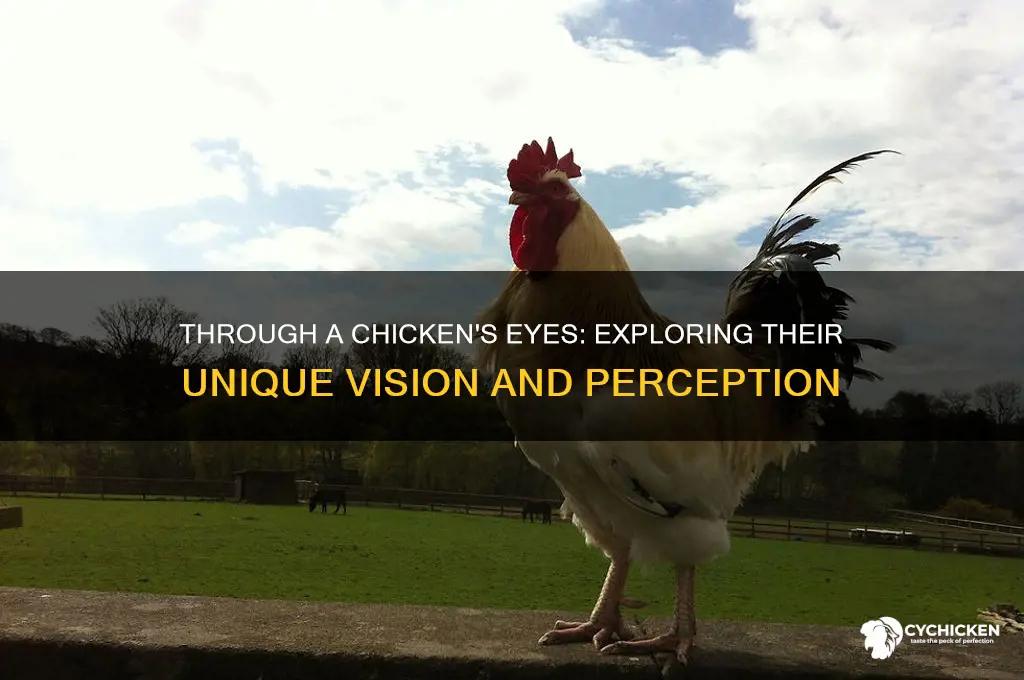 how does a chicken see the world