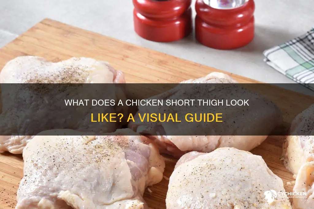how does a chicken short thigh look