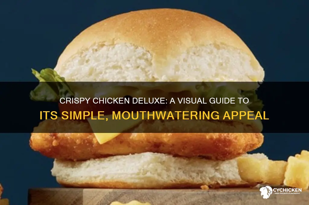 how does a plain crispy chicken deluxe look