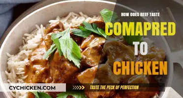Beef vs. Chicken: A Flavor Comparison and Taste Analysis