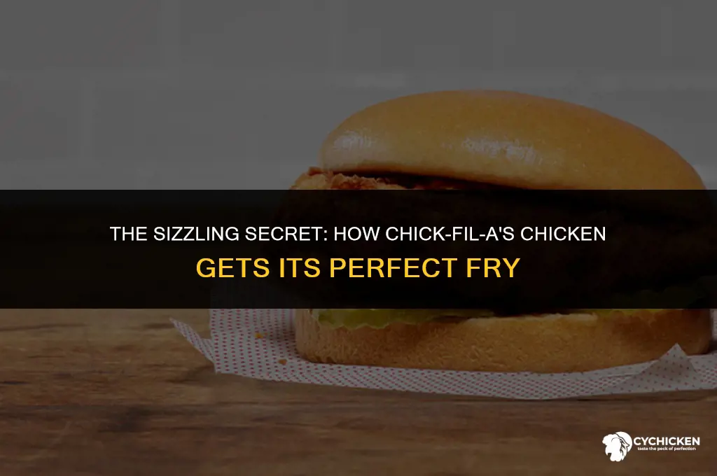 how does chckfila chicken get fried