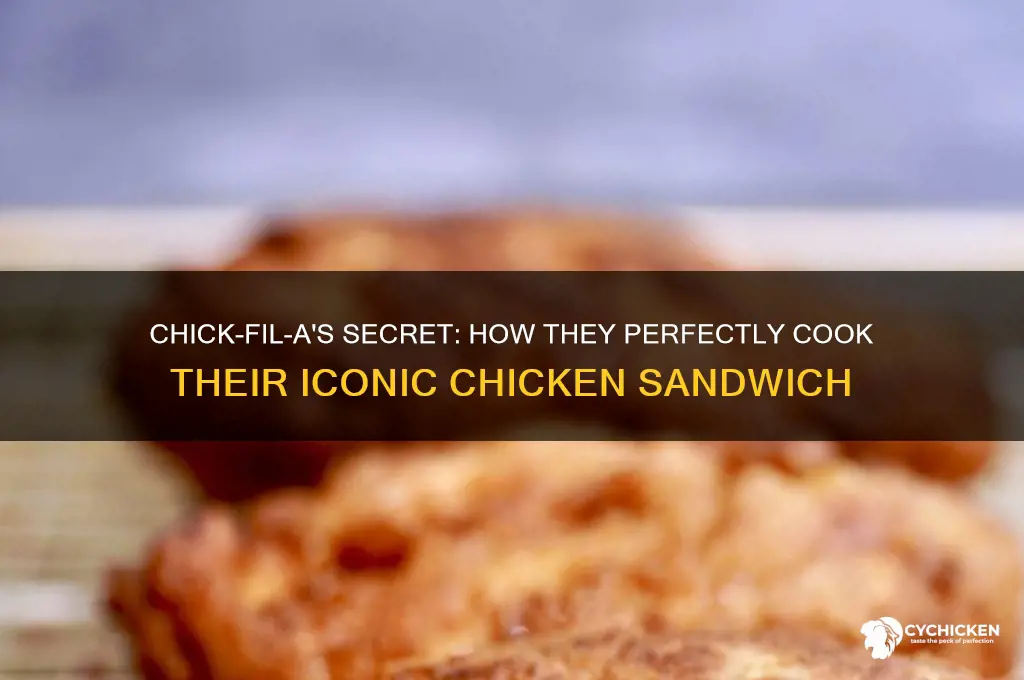how does chick-fil-a cook their chicken sandwich