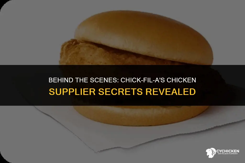 how does chickfilia get their chicken supplier
