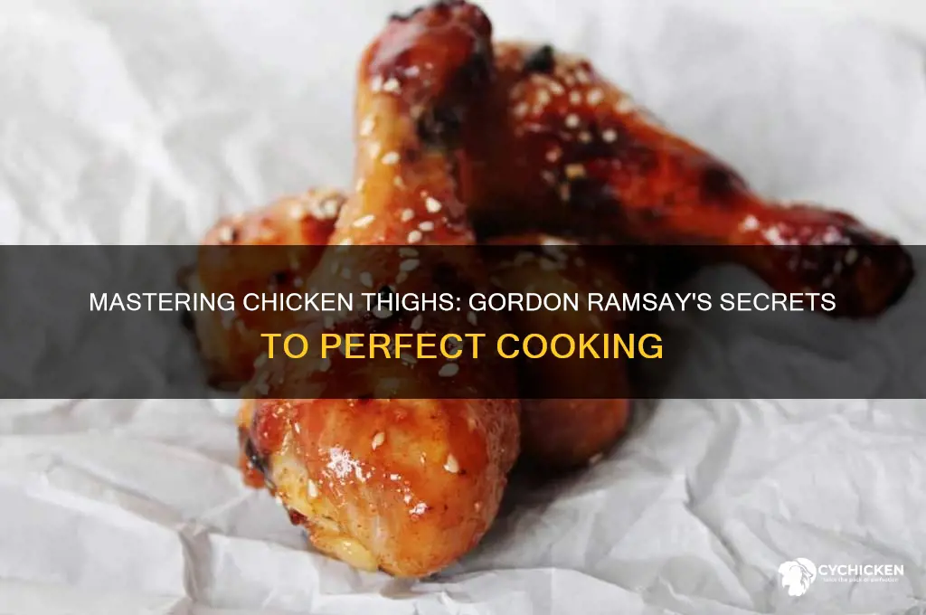 how does gordon ramsay cook chicken thighs