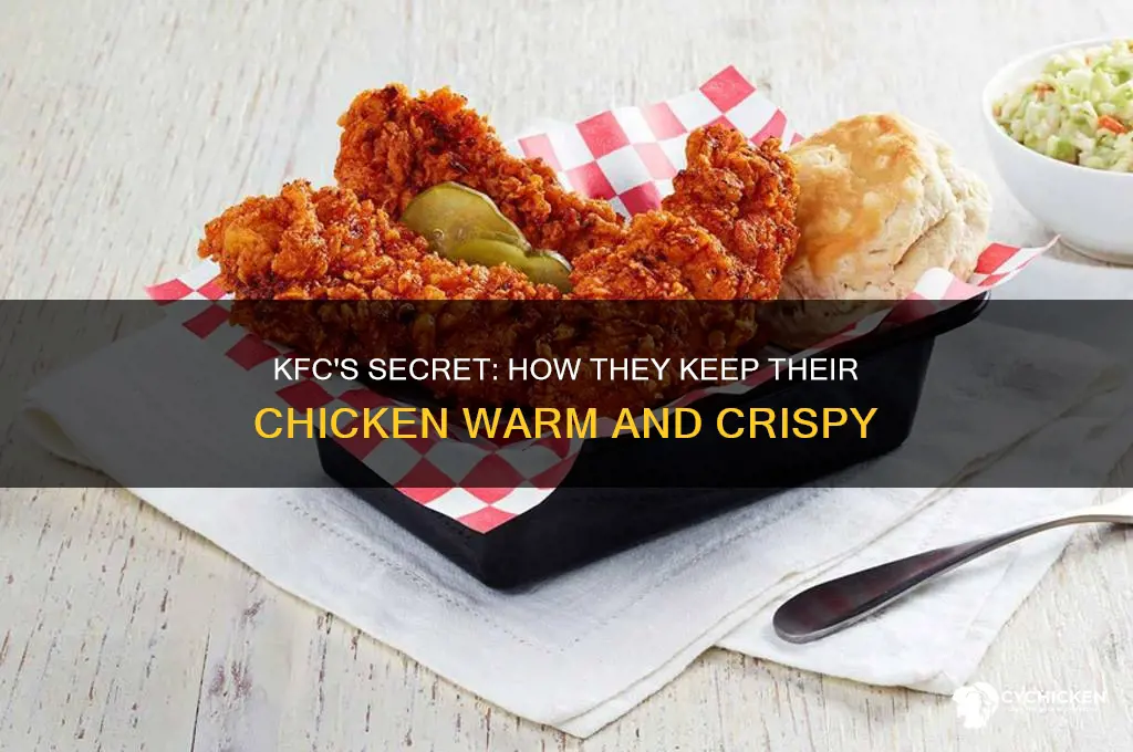 how does kfc keep their chicken warm
