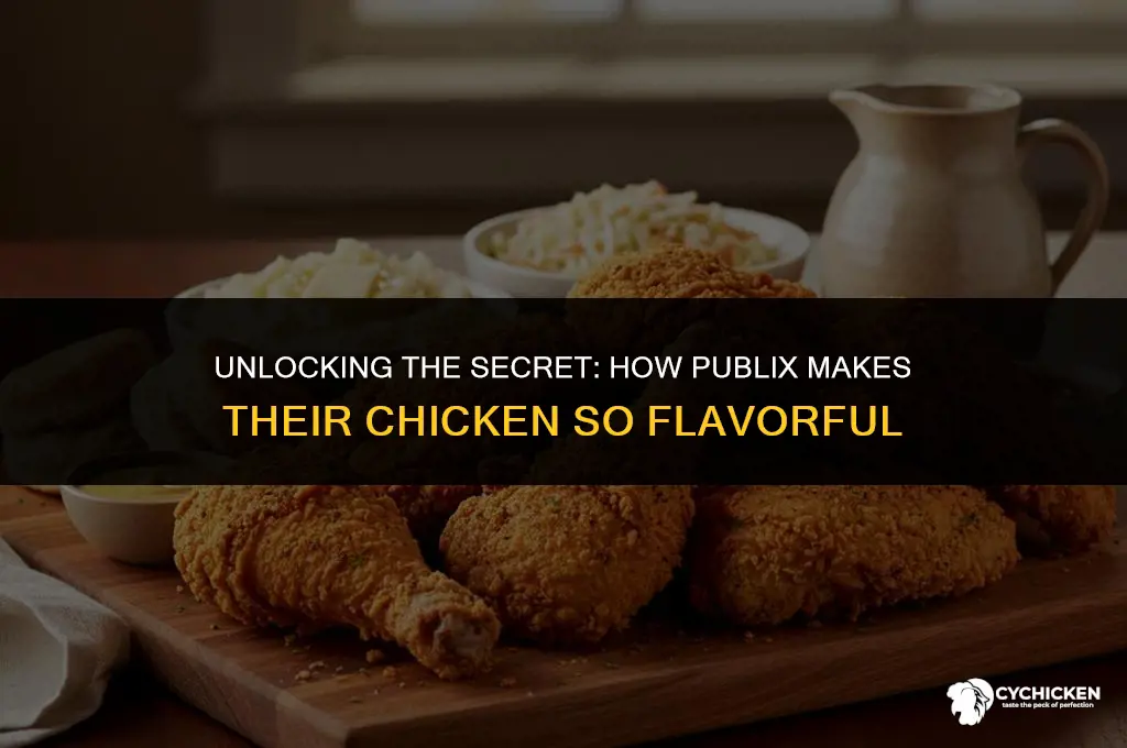 how does publixs get there chicken so flavorful
