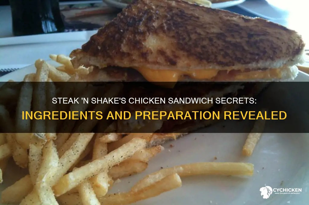 how does steak and shake make their chicken sandwiches