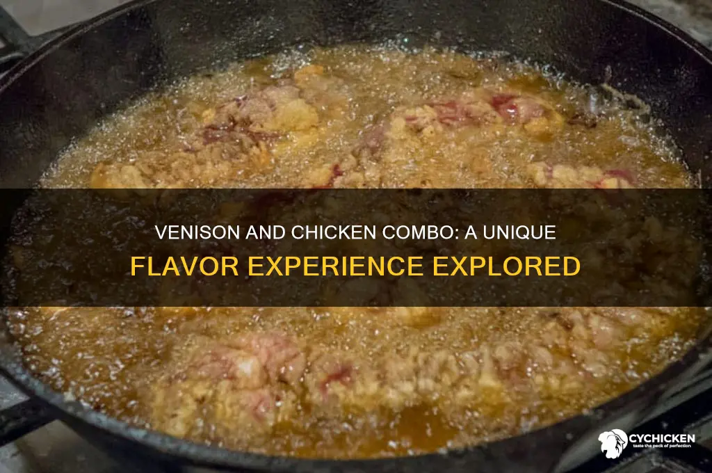 how does the combo venison and chicken taste