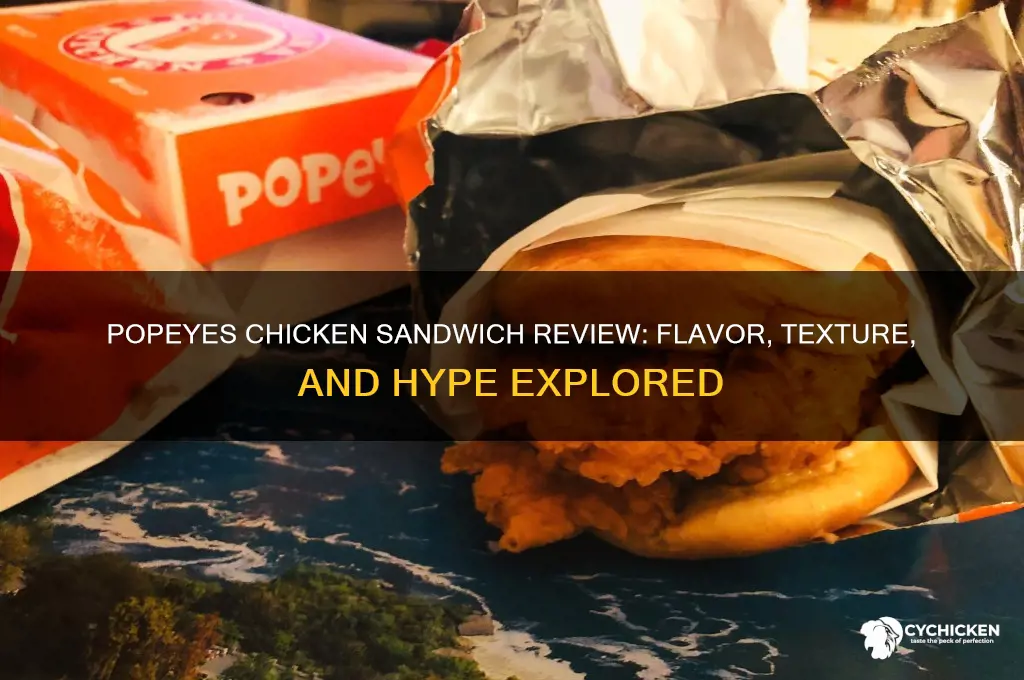 how does the popeyes chicken sandwich taste
