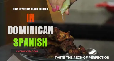 Sabor Sin Sal: How to Say 'Bland Chicken' in Dominican Spanish