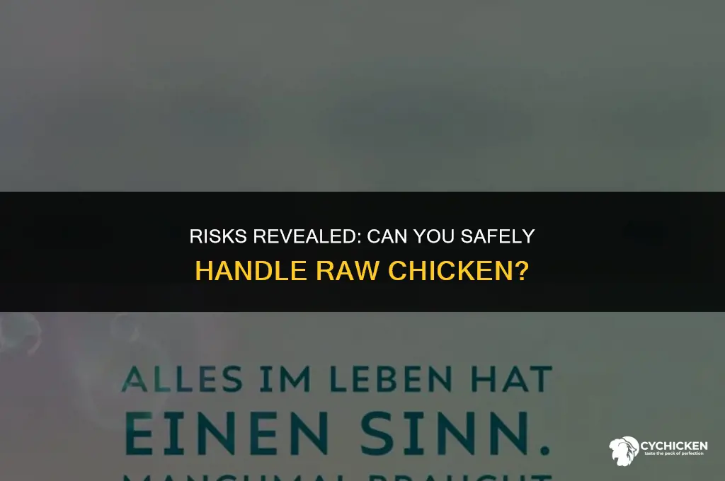 how easy is it to get salmonella from raw chicken