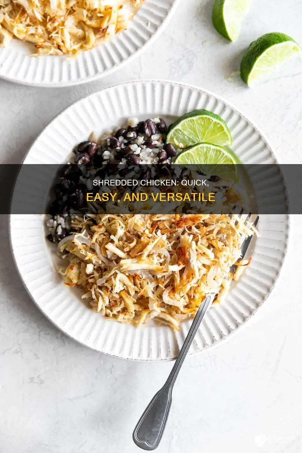 how easy is it to shred chicken after baking
