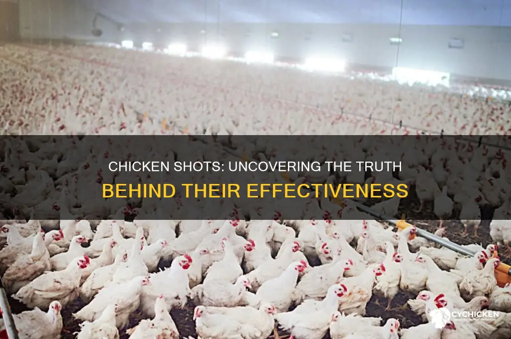 how effective are the so called chicken shots