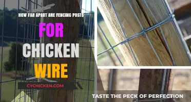 Spacing Chicken Wire Fence Posts: How Far Apart?