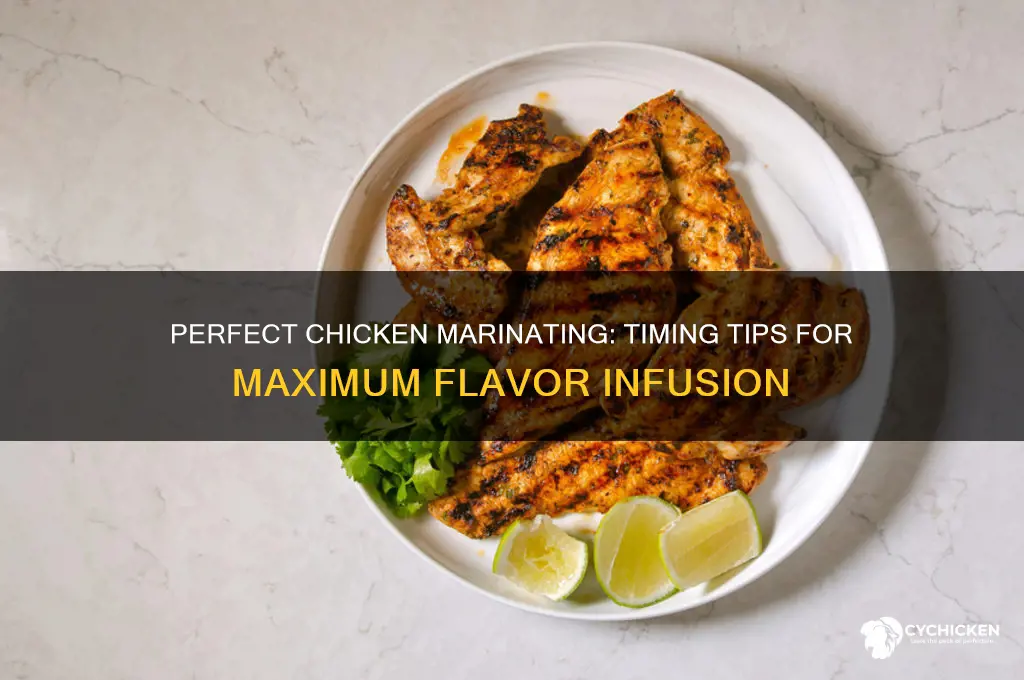 how far in advance to marinate chicken