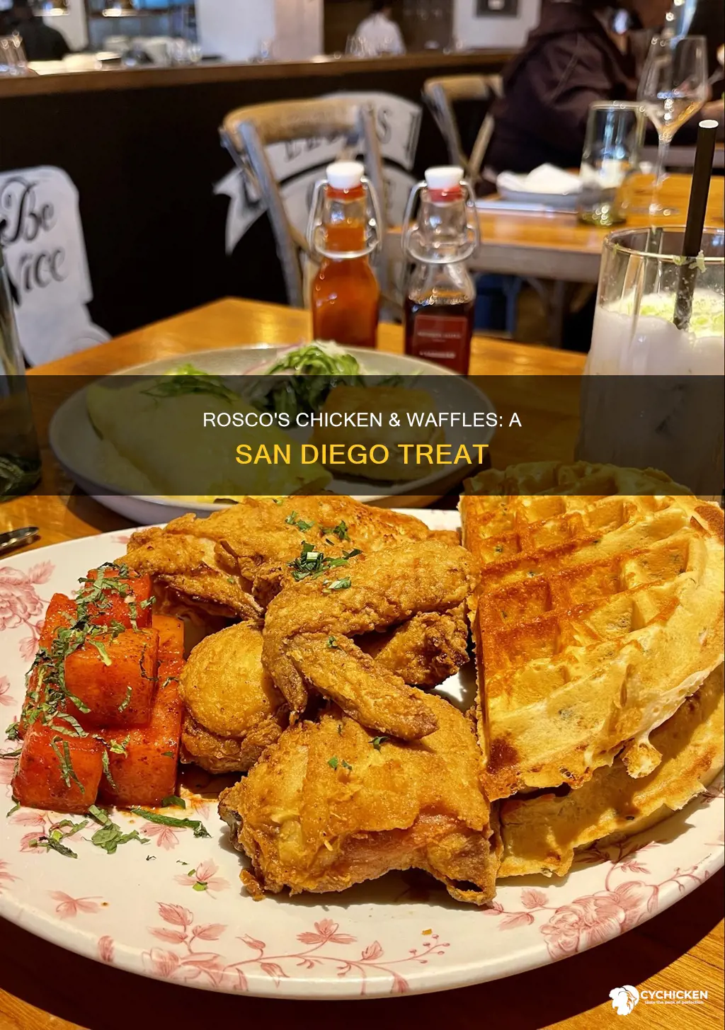 how far is rosco chicken and walfiles from san diego