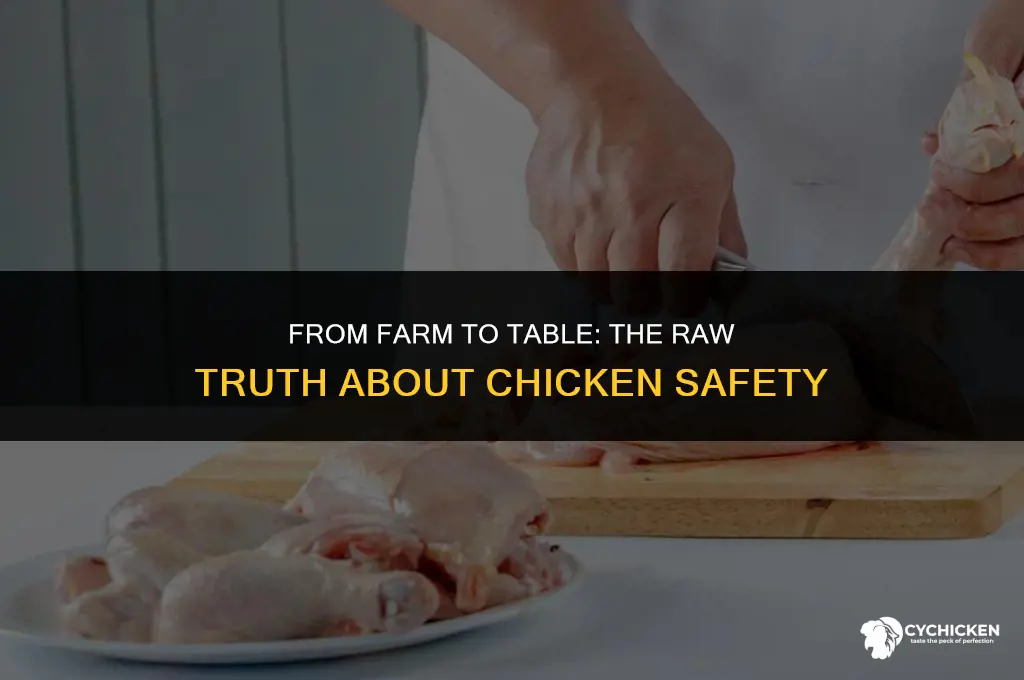 how fast can you get sick from raw chicken
