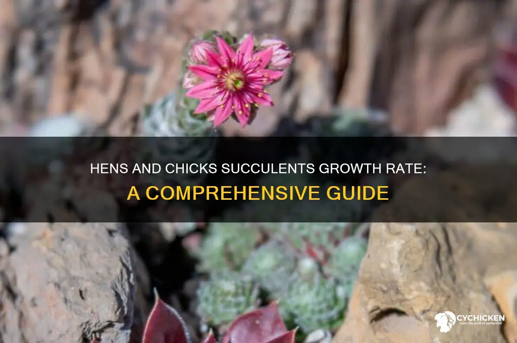 how fast do hens and chicks succulents grow
