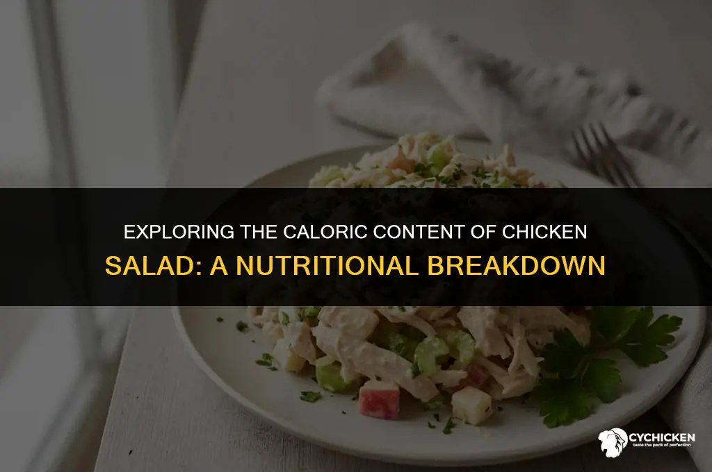 how fattening is chicken salad