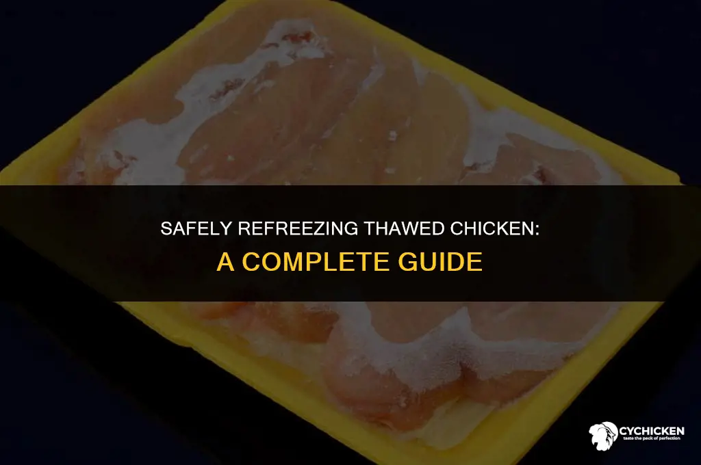how frozen chicken be refreeze