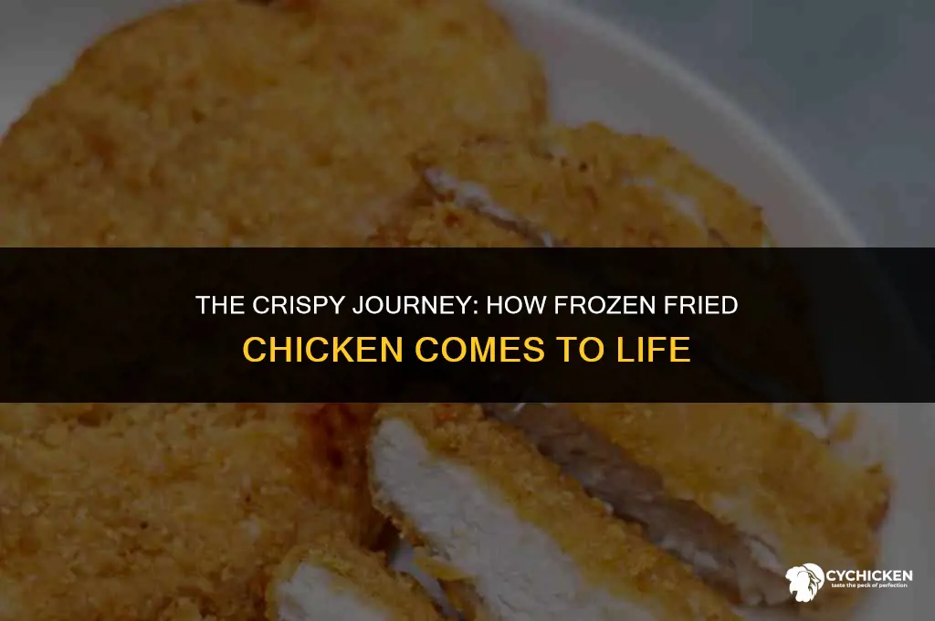 how frozen fried chicken is made