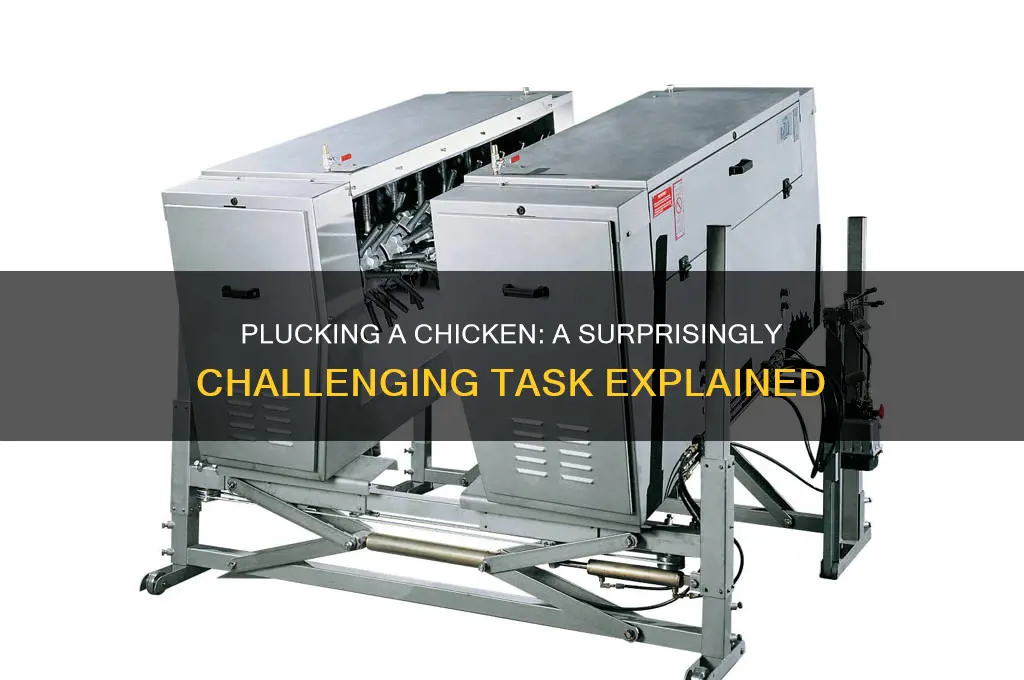 how hard is it to pluck a chicken
