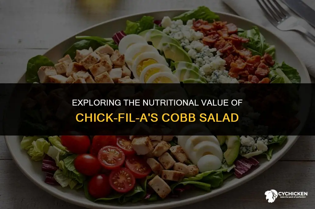how healthy is chick fil a cobb salad