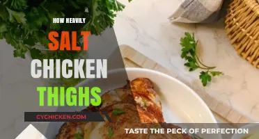 Perfectly Seasoned Chicken Thighs: Mastering the Art of Salting