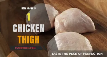 Chicken Thigh Weight: Uncovering the Surprising Truth About One Thigh