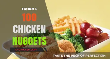 Unbelievable Weight: 100 Chicken Nuggets' Surprising Mass Revealed
