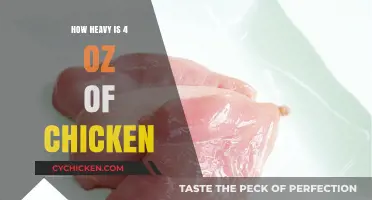 Understanding the Weight: How Heavy is 4 Ounces of Chicken?