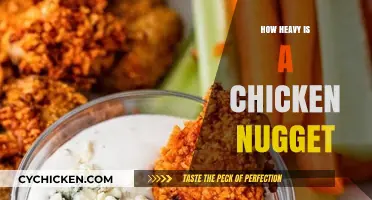 Unveiling the Surprising Weight of a Chicken Nugget: A Tasty Truth