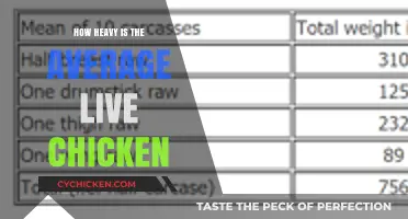 Average Live Chicken Weight: Surprising Facts and Figures Revealed