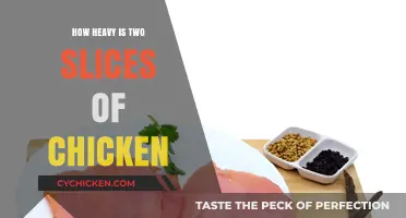Two Slices of Chicken: Uncovering Their Surprising Weight and Nutritional Value