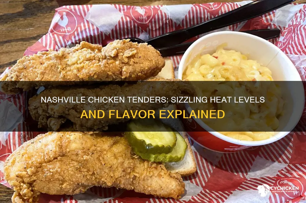 how hot are the nashville chicken tenders