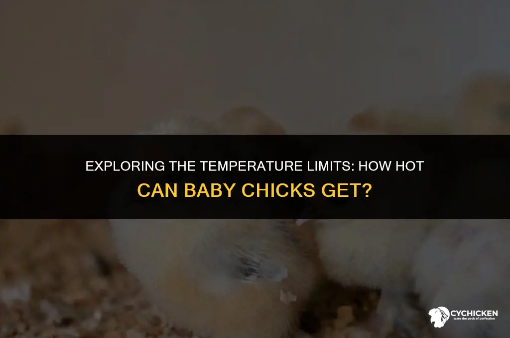 how hot can baby chicks get