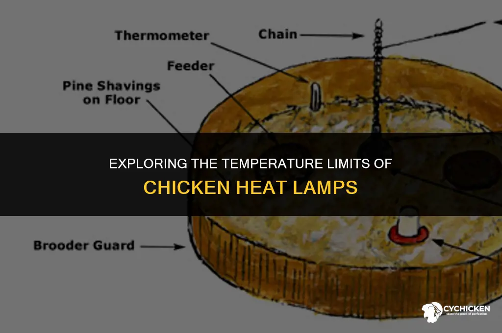 how hot do chicken heat lamps get