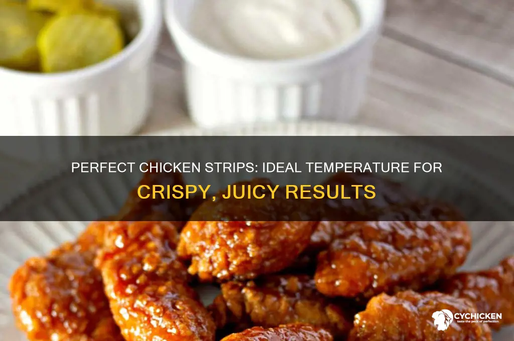how hot do chicken strips have to be