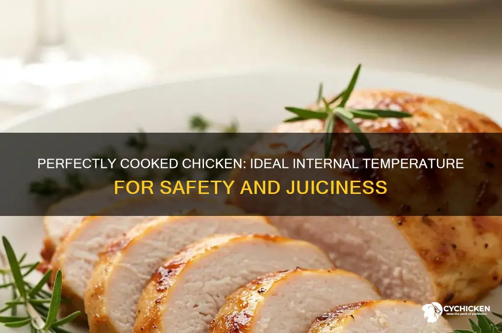 how hot does chicken have to be inside