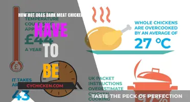 Ensuring Safe Chicken Consumption: Dark Meat Temperature