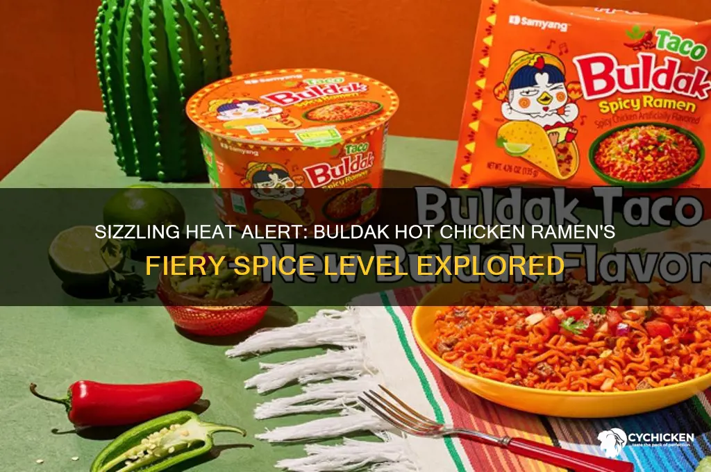 how hot is buldak hot chicken ramen