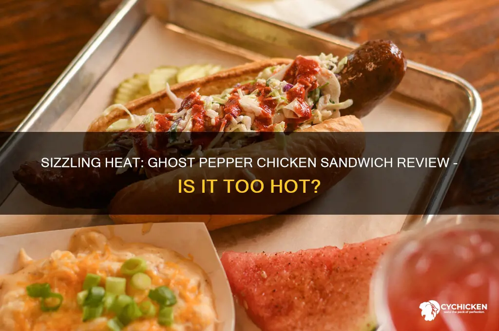 how hot is the ghost pepper chicken sandwich