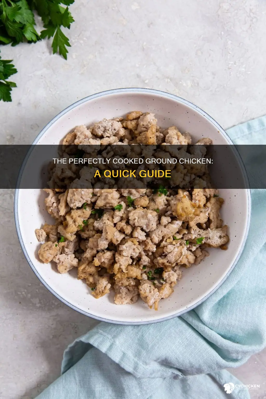 how how do i need to heat ground chicken