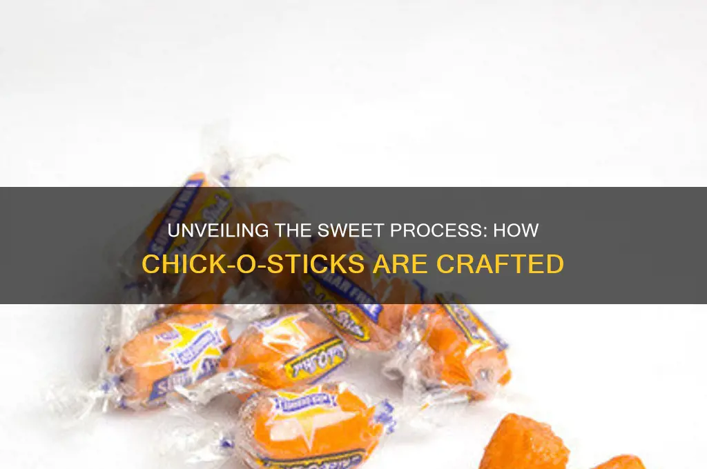 how is a chick o stick made