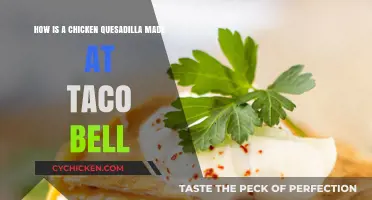 Crafting Chicken Quesadillas at Taco Bell