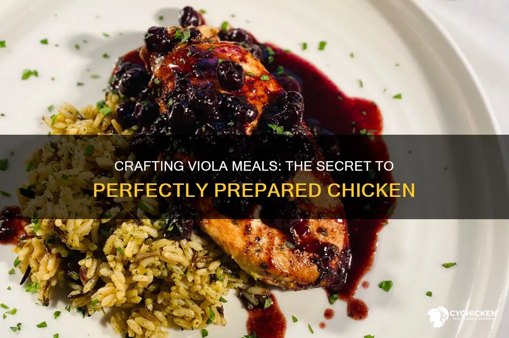 how is chicken in viola meals made