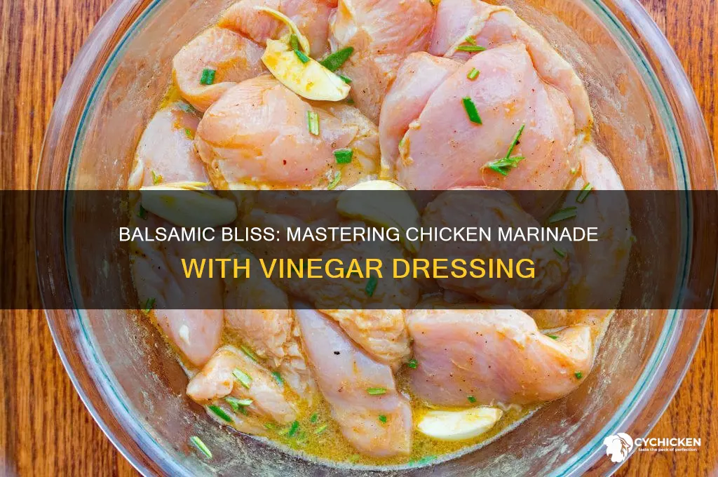 how is chicken marinated in balsamic vinegar dressing