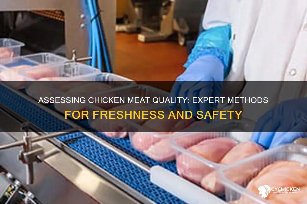 how is chicken meat assessed for quality